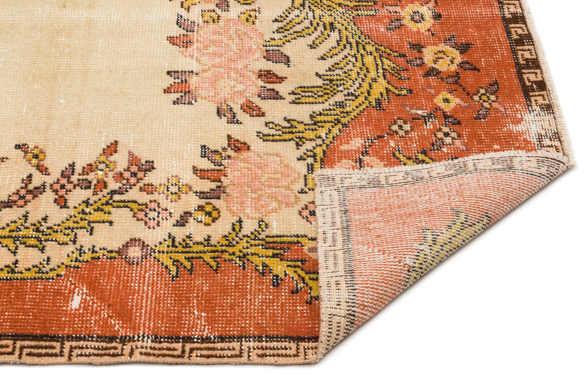 Naturel Over Dyed Vintage Rug 5&#39;8&#39;&#39; x 10&#39;0&#39;&#39; ft 172 x 306 cm