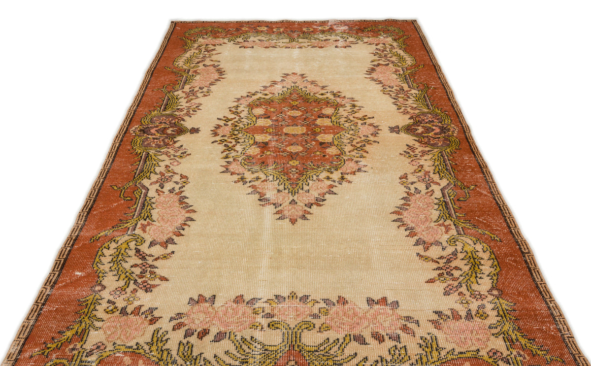 Naturel Over Dyed Vintage Rug 5&#39;8&#39;&#39; x 10&#39;0&#39;&#39; ft 172 x 306 cm