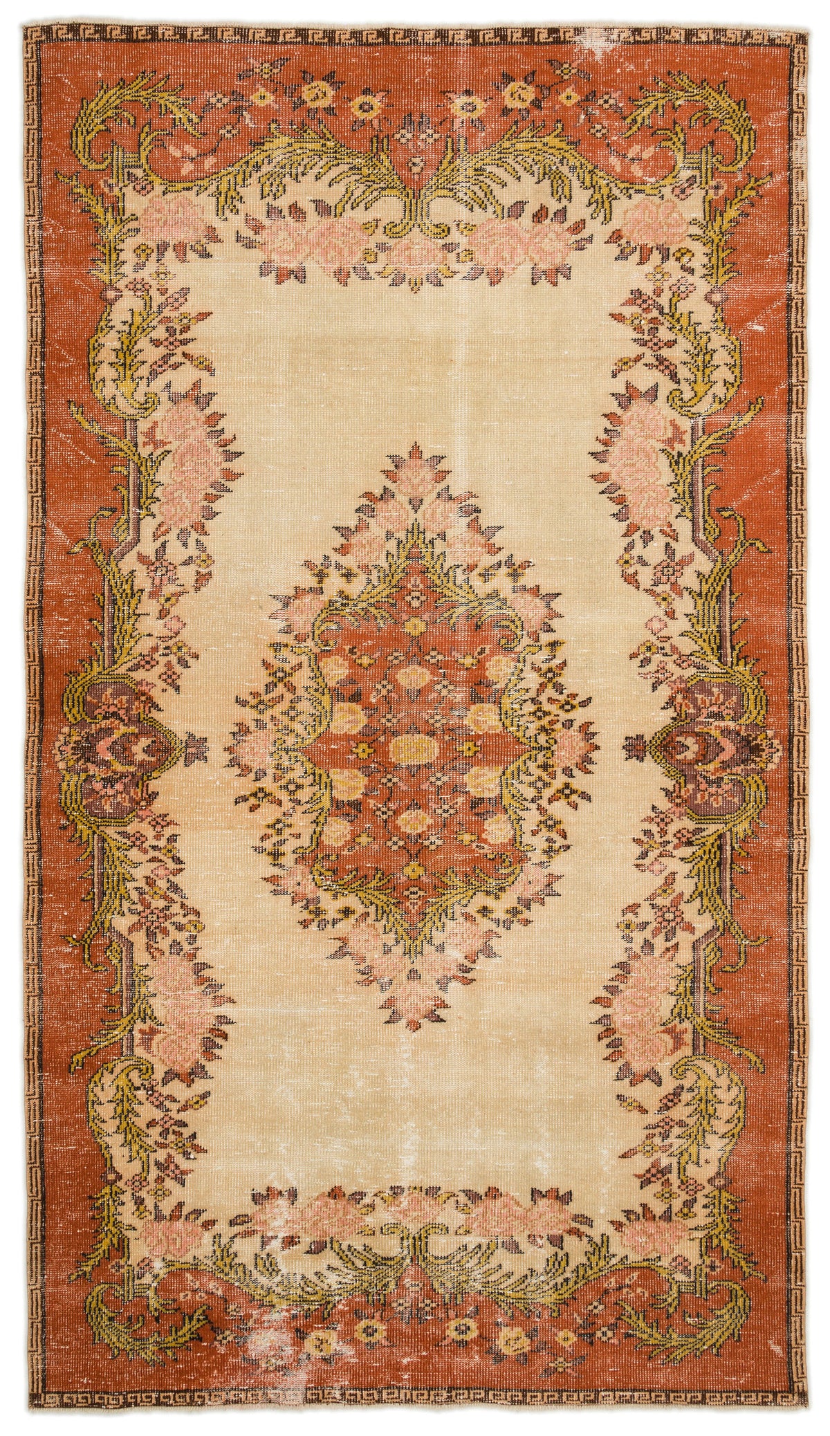 Naturel Over Dyed Vintage Rug 5&#39;8&#39;&#39; x 10&#39;0&#39;&#39; ft 172 x 306 cm