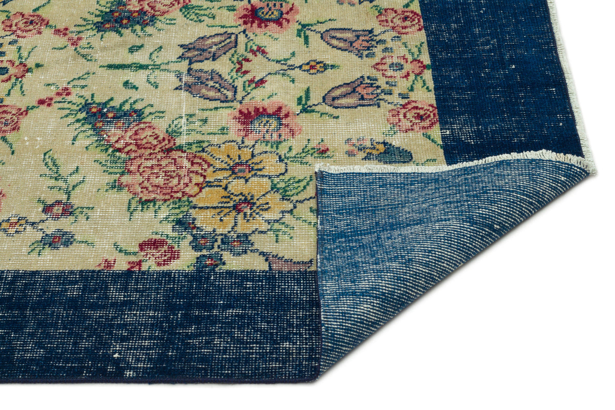 Naturel Over Dyed Vintage Rug 6&#39;2&#39;&#39; x 9&#39;9&#39;&#39; ft 188 x 297 cm