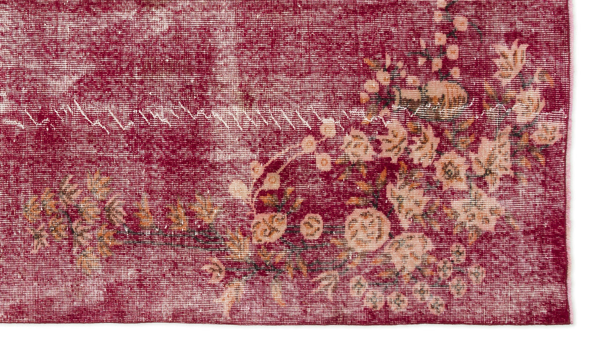 Naturel Over Dyed Vintage Rug 5&#39;2&#39;&#39; x 8&#39;12&#39;&#39; ft 158 x 274 cm