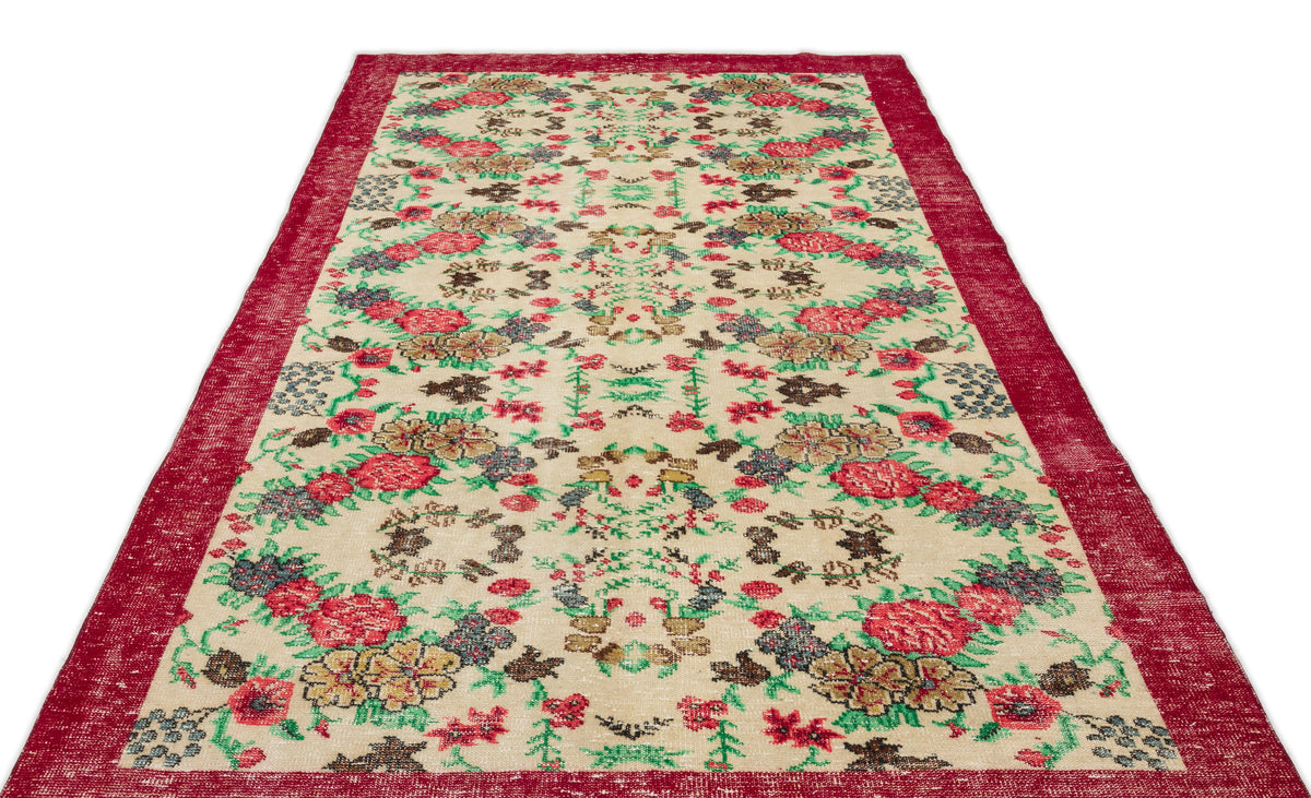 Naturel Over Dyed Vintage Rug 6&#39;2&#39;&#39; x 10&#39;0&#39;&#39; ft 187 x 306 cm
