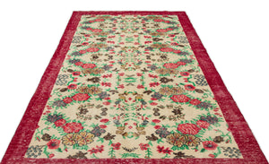 Naturel Over Dyed Vintage Rug 6'2'' x 10'0'' ft 187 x 306 cm