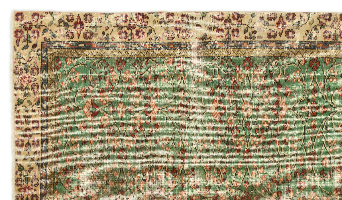 Naturel Over Dyed Vintage Rug 4&#39;11&#39;&#39; x 8&#39;7&#39;&#39; ft 150 x 262 cm