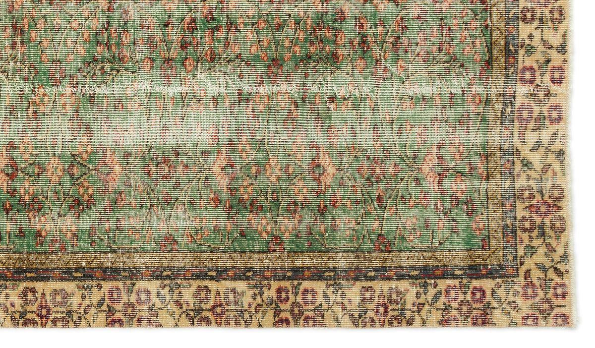 Naturel Over Dyed Vintage Rug 4&#39;11&#39;&#39; x 8&#39;7&#39;&#39; ft 150 x 262 cm