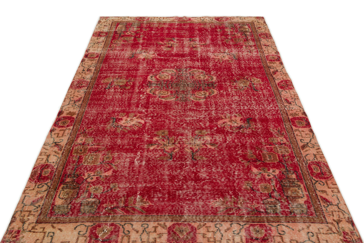Naturel Over Dyed Vintage Rug 5&#39;3&#39;&#39; x 8&#39;9&#39;&#39; ft 159 x 266 cm