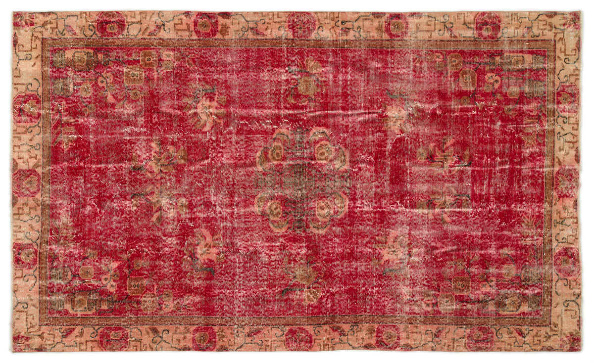 Naturel Over Dyed Vintage Rug 5&#39;3&#39;&#39; x 8&#39;9&#39;&#39; ft 159 x 266 cm