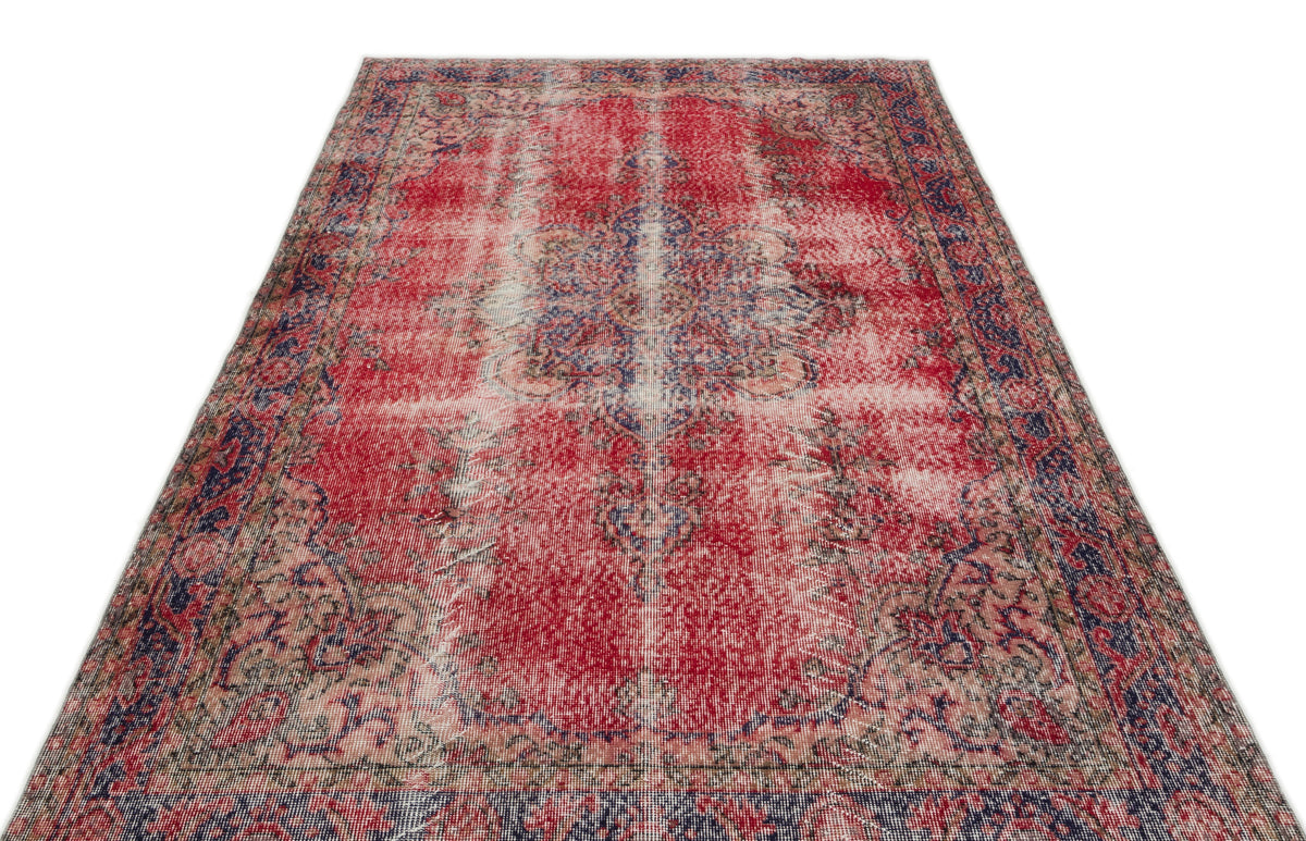 Naturel Over Dyed Vintage Rug 5&#39;6&#39;&#39; x 9&#39;5&#39;&#39; ft 168 x 287 cm