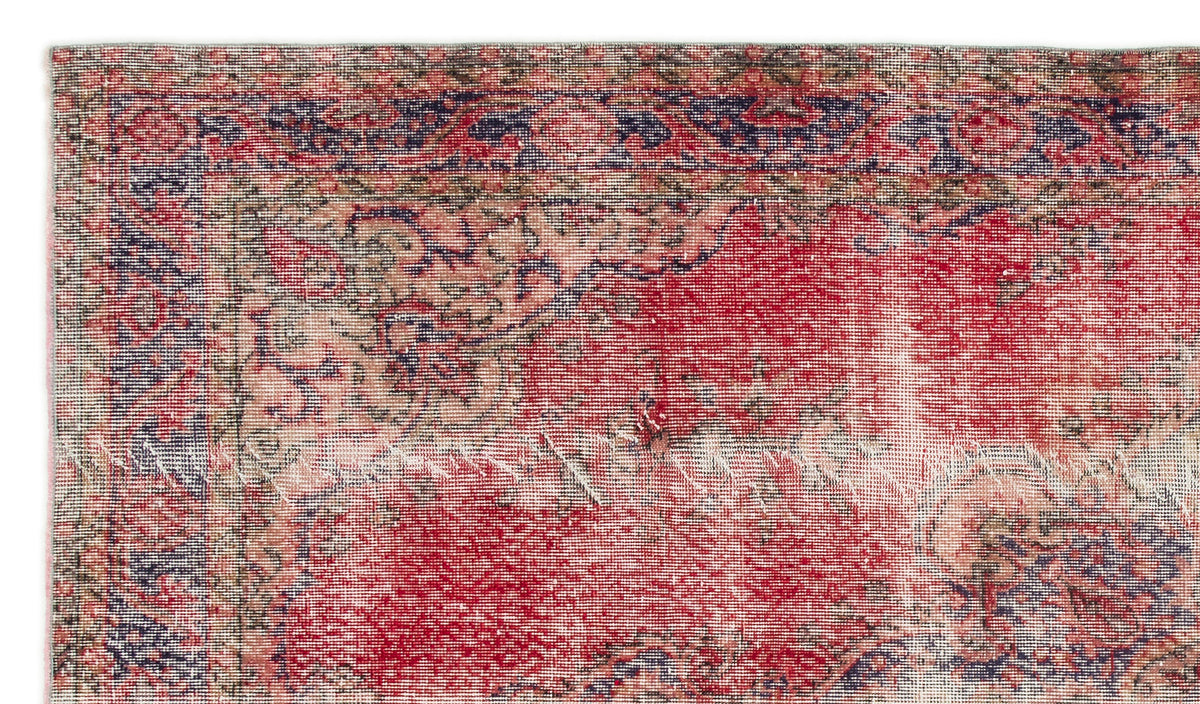 Naturel Over Dyed Vintage Rug 5&#39;6&#39;&#39; x 9&#39;5&#39;&#39; ft 168 x 287 cm