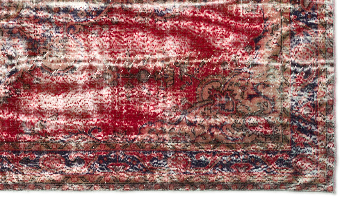 Naturel Over Dyed Vintage Rug 5&#39;6&#39;&#39; x 9&#39;5&#39;&#39; ft 168 x 287 cm