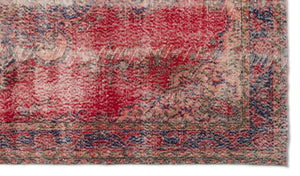 Naturel Over Dyed Vintage Rug 5'6'' x 9'5'' ft 168 x 287 cm