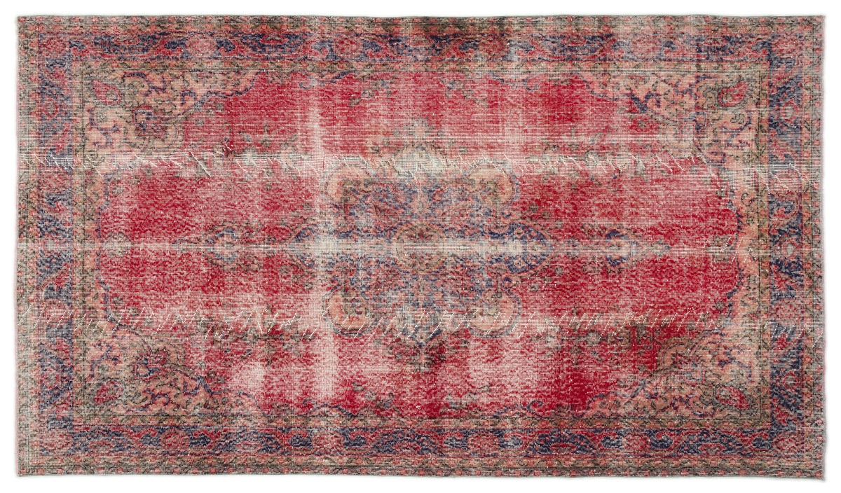 Naturel Over Dyed Vintage Rug 5&#39;6&#39;&#39; x 9&#39;5&#39;&#39; ft 168 x 287 cm
