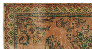 Naturel Over Dyed Vintage Rug 4'7'' x 8'8'' ft 139 x 265 cm