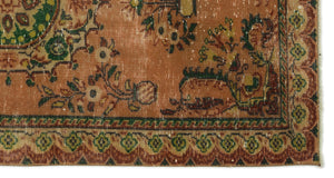 Naturel Over Dyed Vintage Rug 4'7'' x 8'8'' ft 139 x 265 cm