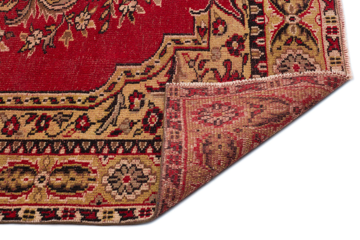 Naturel Over Dyed Vintage Rug 5&#39;5&#39;&#39; x 8&#39;8&#39;&#39; ft 165 x 263 cm