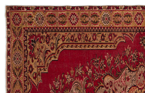 Naturel Over Dyed Vintage Rug 5'5'' x 8'8'' ft 165 x 263 cm