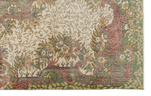 Naturel Over Dyed Vintage Rug 5'11'' x 9'7'' ft 181 x 292 cm