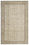 Beige Over Dyed Vintage Rug 5'10'' x 9'2'' ft 177 x 280 cm