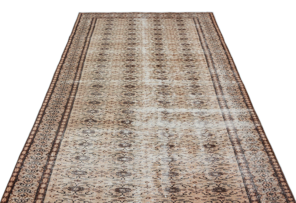 Naturel Over Dyed Vintage Rug 4&#39;12&#39;&#39; x 8&#39;4&#39;&#39; ft 152 x 254 cm