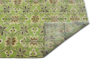 Naturel Over Dyed Vintage Rug 5'1'' x 8'5'' ft 155 x 257 cm