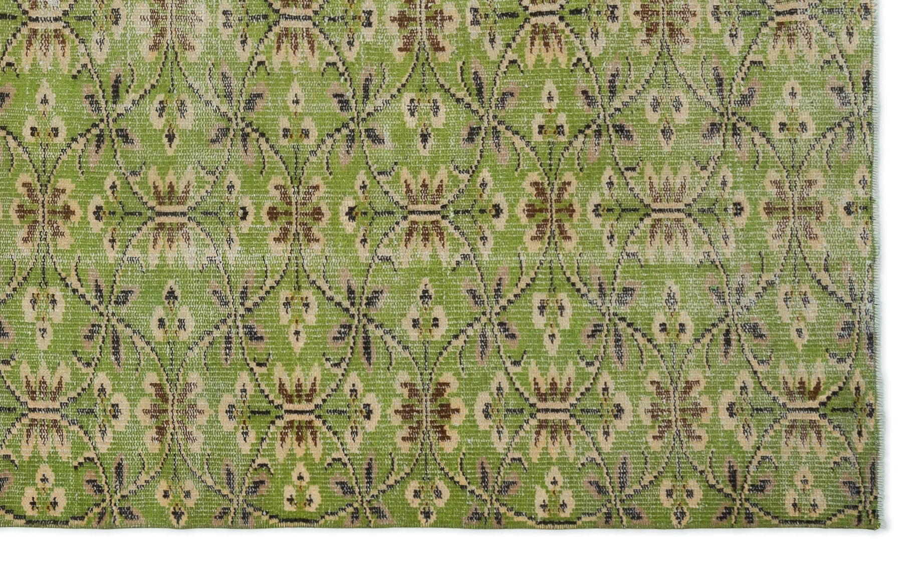 Naturel Over Dyed Vintage Rug 5'1'' x 8'5'' ft 155 x 257 cm