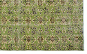 Naturel Over Dyed Vintage Rug 5'1'' x 8'5'' ft 155 x 257 cm