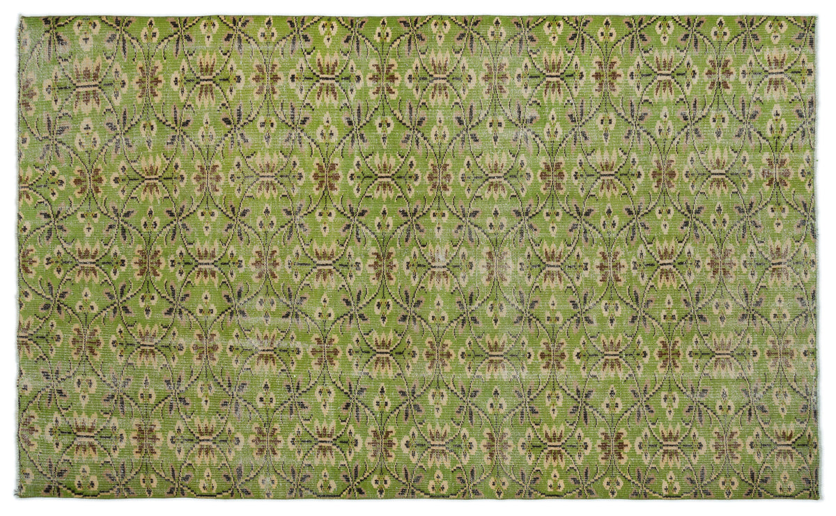 Naturel Over Dyed Vintage Rug 5&#39;1&#39;&#39; x 8&#39;5&#39;&#39; ft 155 x 257 cm
