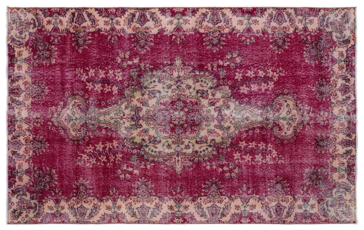 Naturel Over Dyed Vintage Rug 5&#39;0&#39;&#39; x 8&#39;3&#39;&#39; ft 153 x 251 cm