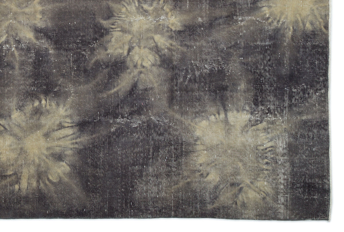 Retro Over Dyed Vintage Rug 6&#39;7&#39;&#39; x 10&#39;0&#39;&#39; ft 200 x 305 cm