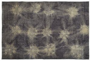 Retro Over Dyed Vintage Rug 6'7'' x 10'0'' ft 200 x 305 cm
