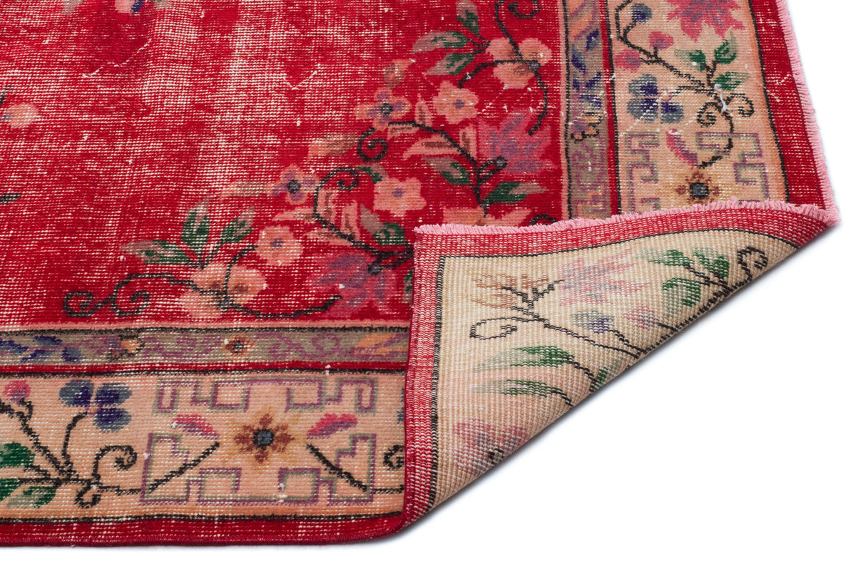 Naturel Over Dyed Vintage Rug 5&#39;10&#39;&#39; x 9&#39;2&#39;&#39; ft 177 x 280 cm