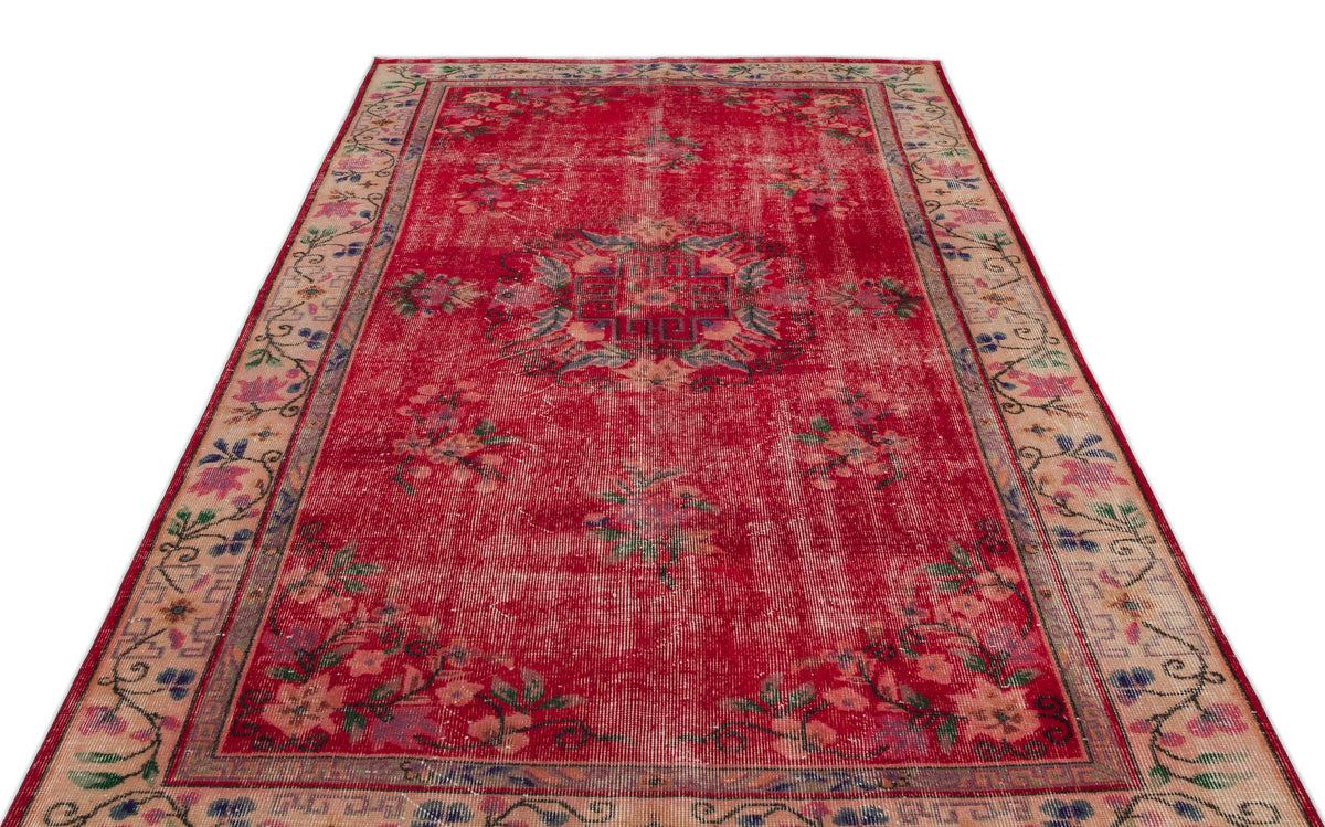 Naturel Over Dyed Vintage Rug 5&#39;10&#39;&#39; x 9&#39;2&#39;&#39; ft 177 x 280 cm