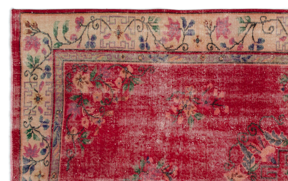 Naturel Over Dyed Vintage Rug 5&#39;10&#39;&#39; x 9&#39;2&#39;&#39; ft 177 x 280 cm