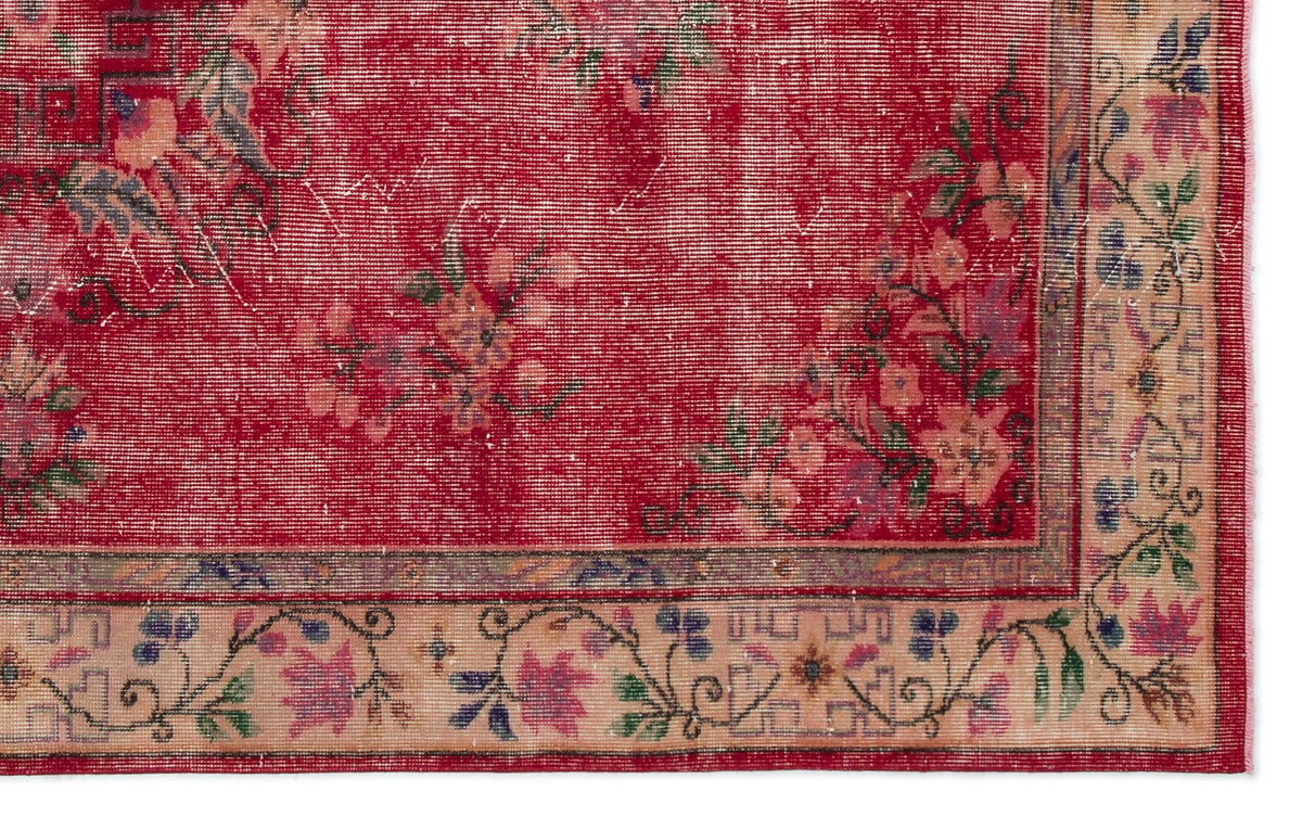 Naturel Over Dyed Vintage Rug 5&#39;10&#39;&#39; x 9&#39;2&#39;&#39; ft 177 x 280 cm