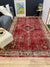 Traditional Design Floral Over Dyed Vintage Rug 5'10'' x 9'2'' ft 177 x 280 cm