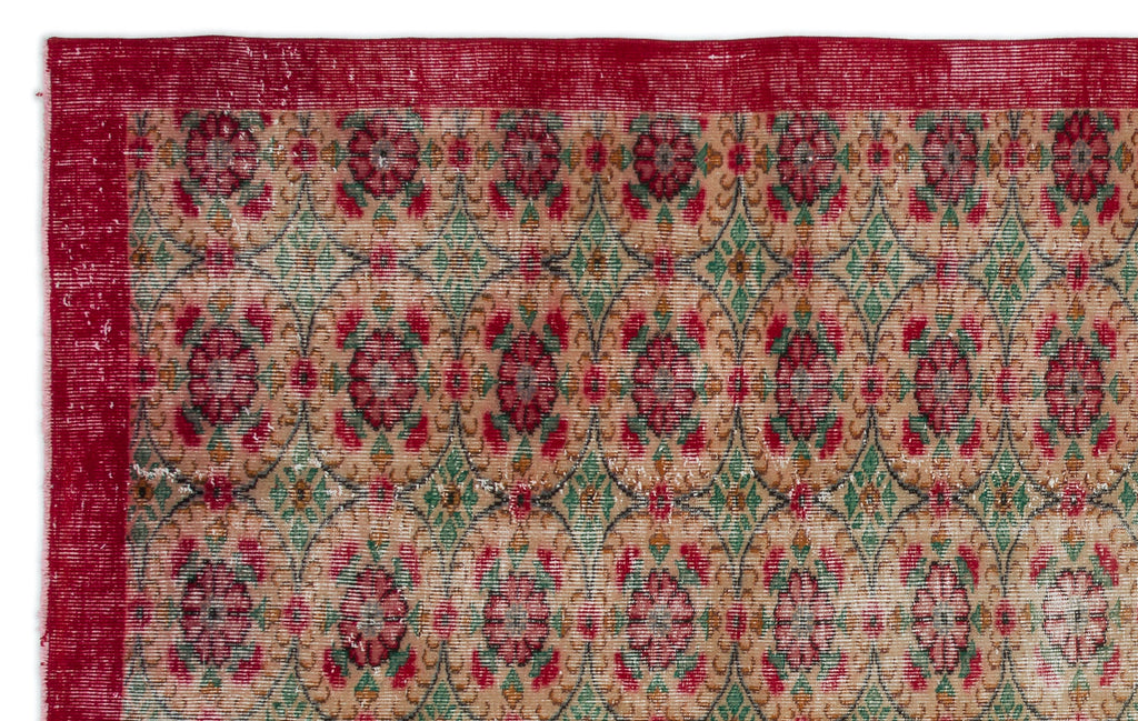 Naturel Over Dyed Vintage Rug 6'0'' x 9'8'' ft 184 x 295 cm
