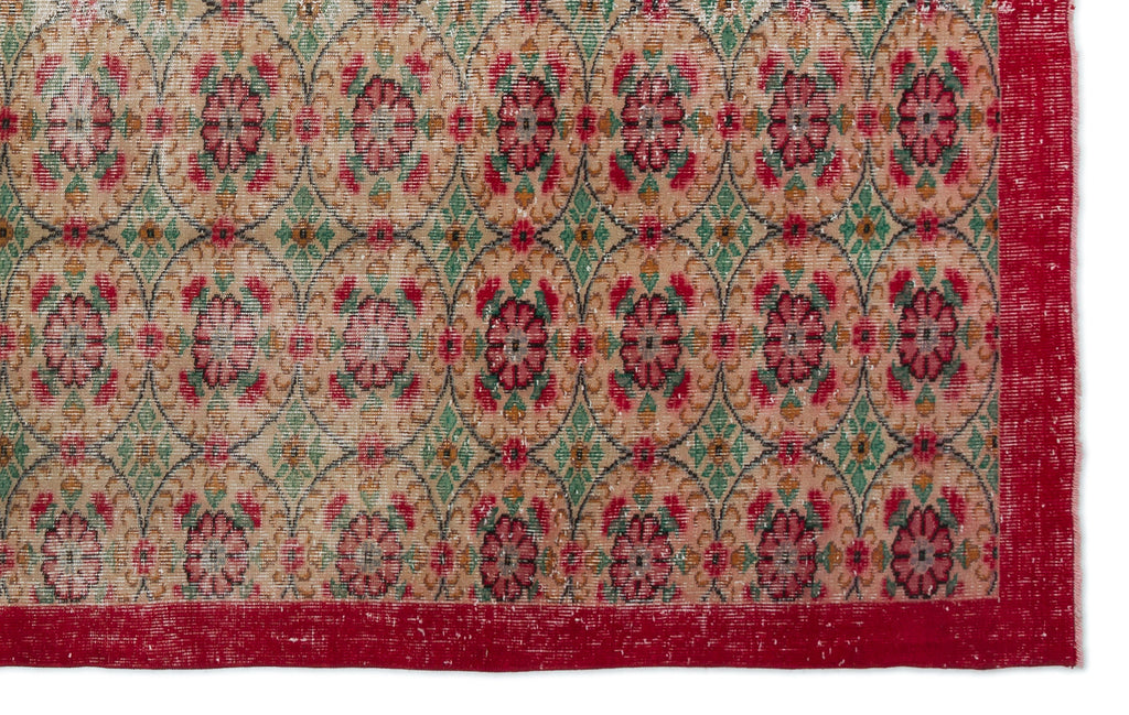 Naturel Over Dyed Vintage Rug 6'0'' x 9'8'' ft 184 x 295 cm