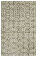Beige Over Dyed Vintage Rug 6'1'' x 9'3'' ft 186 x 281 cm
