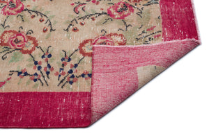 Naturel Over Dyed Vintage Rug 5'9'' x 9'3'' ft 174 x 282 cm