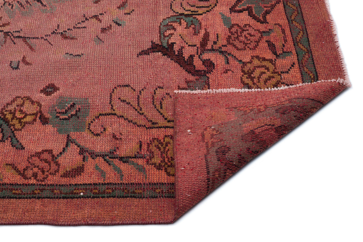 Naturel Over Dyed Vintage Rug 5&#39;3&#39;&#39; x 8&#39;11&#39;&#39; ft 160 x 272 cm