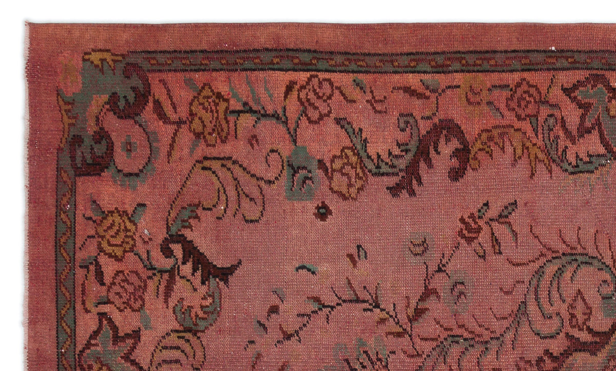 Naturel Over Dyed Vintage Rug 5&#39;3&#39;&#39; x 8&#39;11&#39;&#39; ft 160 x 272 cm