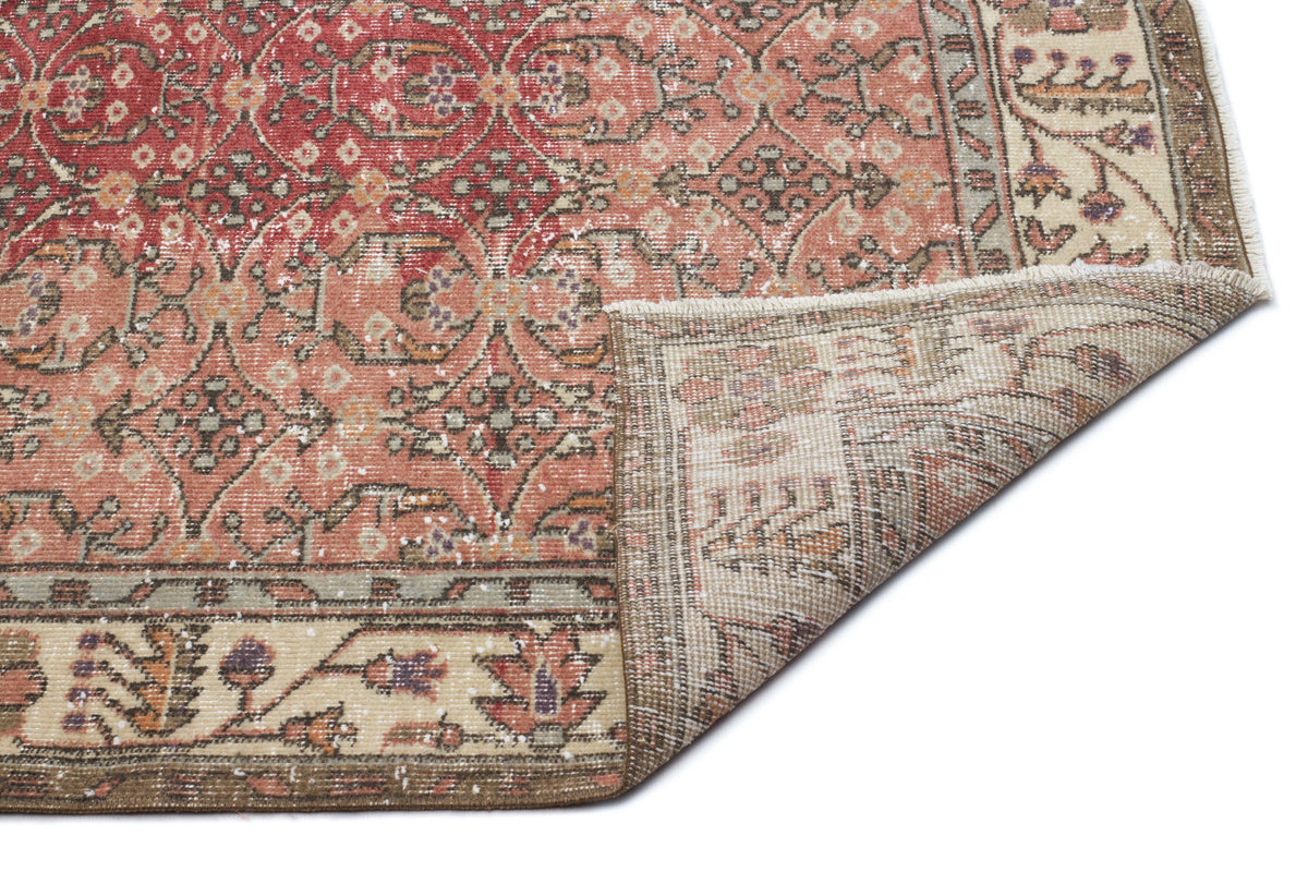 Naturel Over Dyed Vintage Rug 5&#39;1&#39;&#39; x 9&#39;1&#39;&#39; ft 155 x 276 cm