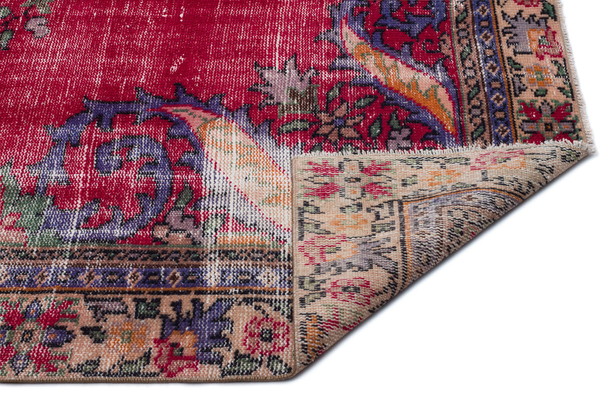 Naturel Over Dyed Vintage Rug 6&#39;2&#39;&#39; x 9&#39;5&#39;&#39; ft 188 x 288 cm