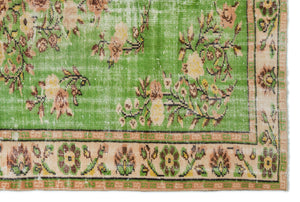 Retro Over Dyed Vintage Rug 6'0'' x 9'1'' ft 184 x 278 cm