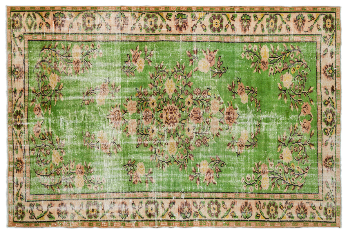 Retro Over Dyed Vintage Rug 6&#39;0&#39;&#39; x 9&#39;1&#39;&#39; ft 184 x 278 cm