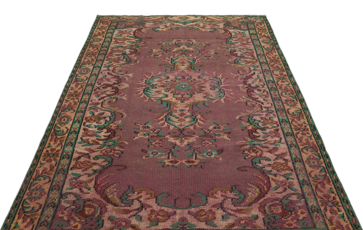 Naturel Over Dyed Vintage Rug 5&#39;2&#39;&#39; x 8&#39;8&#39;&#39; ft 158 x 263 cm