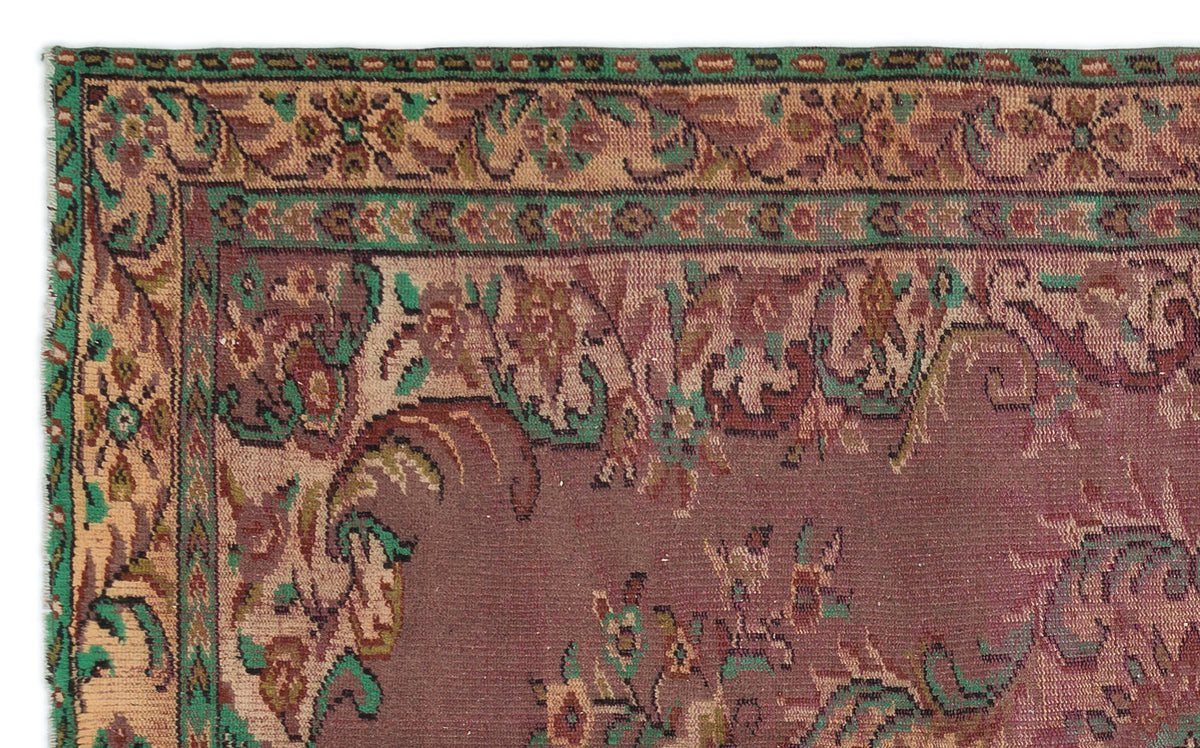 Naturel Over Dyed Vintage Rug 5&#39;2&#39;&#39; x 8&#39;8&#39;&#39; ft 158 x 263 cm