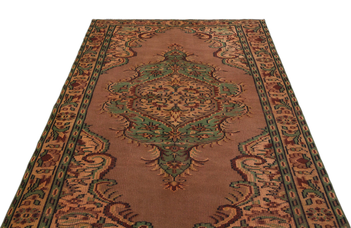 Naturel Over Dyed Vintage Rug 5&#39;1&#39;&#39; x 8&#39;6&#39;&#39; ft 154 x 260 cm