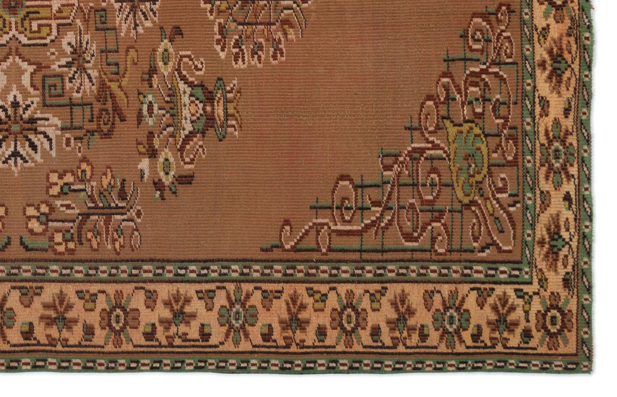 Naturel Over Dyed Vintage Rug 5&#39;11&#39;&#39; x 9&#39;1&#39;&#39; ft 181 x 277 cm