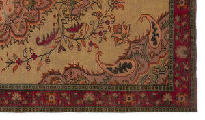 Naturel Over Dyed Vintage Rug 5'1'' x 8'10'' ft 155 x 270 cm